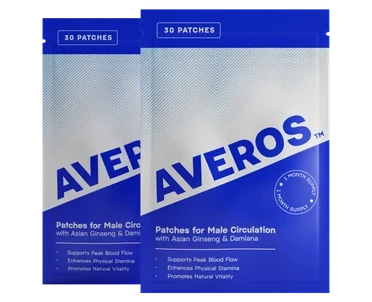 Deux boîtes Averos, soit 60 patchs pour deux mois