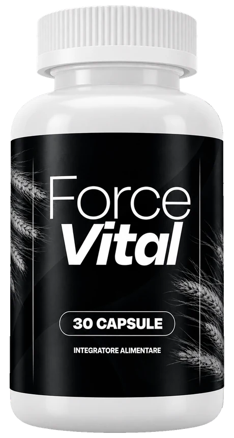 Flacone ForceVital da 30 capsule vegetali, con zinco, vitamina B3, L-citrullina, L-carnitina, maca e corteccia di pino