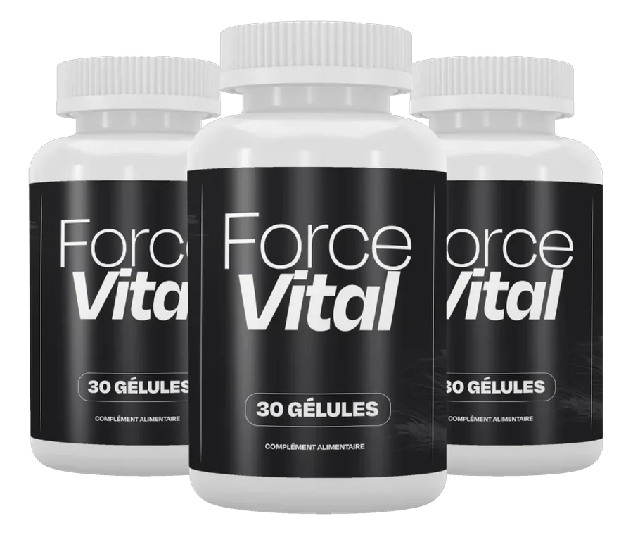Lot de 3 flacons ForceVital, 90 gélules, 69 € le flacon, livraison offerte