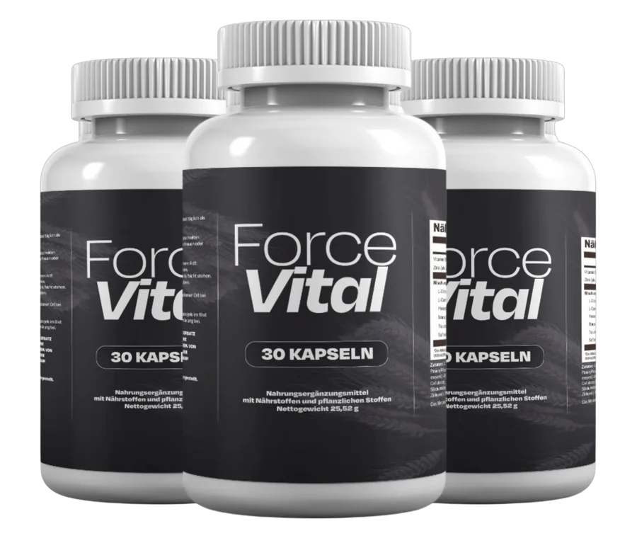 ForceVital 3er-Paket, 90 Kapseln für drei Monate, 69 € je Flasche und Gratisversand