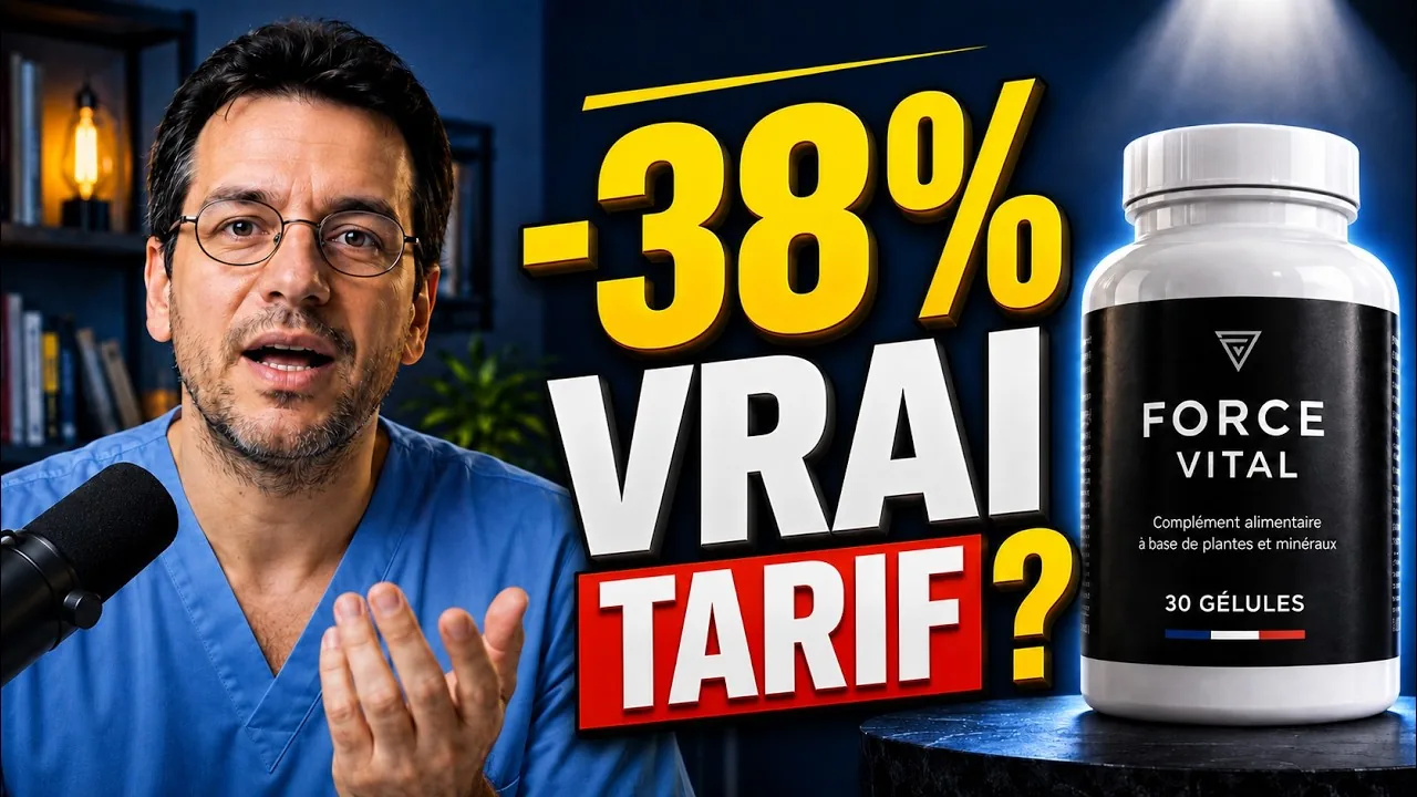 ForceVital prix officiel, comparatif des trois formats et de la remise de 38 %