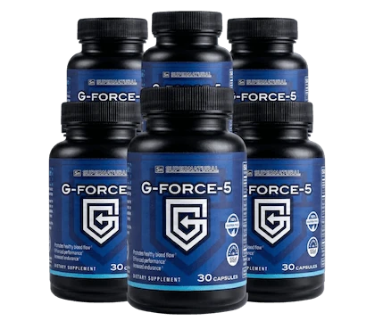 GForce 5 six-bottle package, 180 capsules, the lowest price per bottle