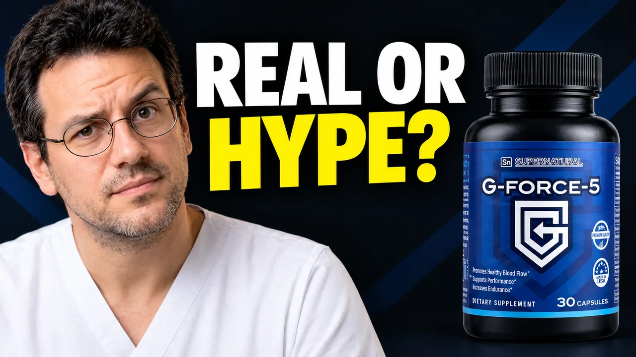 GForce 5 review, G-Force-5 supplement ingredients, price, 90-day money-back guarantee, nitric oxide and blood flow capsule for men, does it work, real or hype
