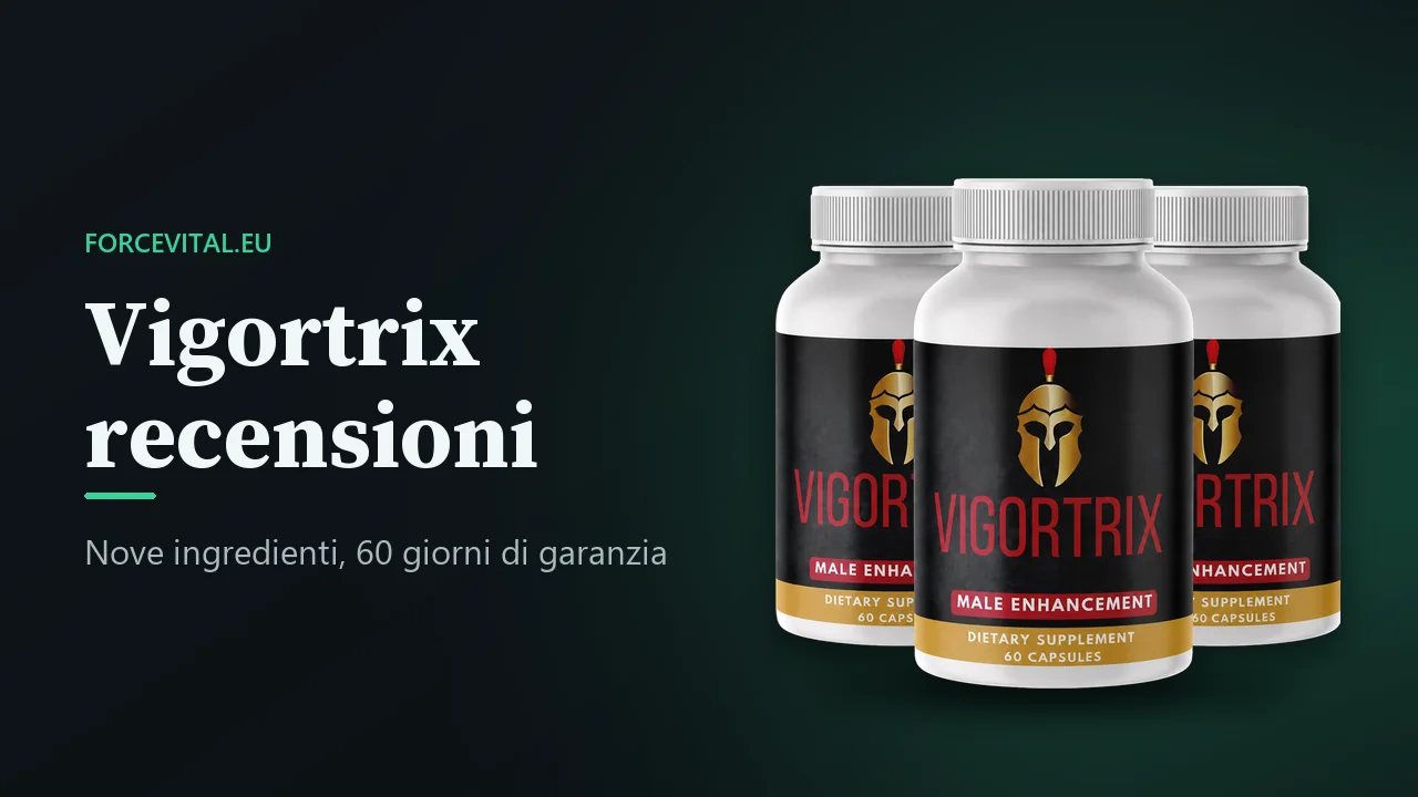 Vigortrix recensioni: tre flaconi di Vigortrix da 60 capsule